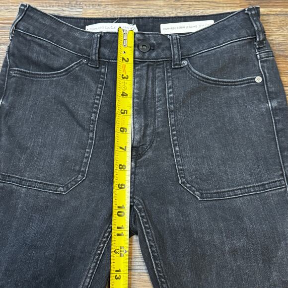 Anthropologie Pilcro and the Letterpress Ankle zip high-rise denim legging SZ 28 - Picture 5 of 13